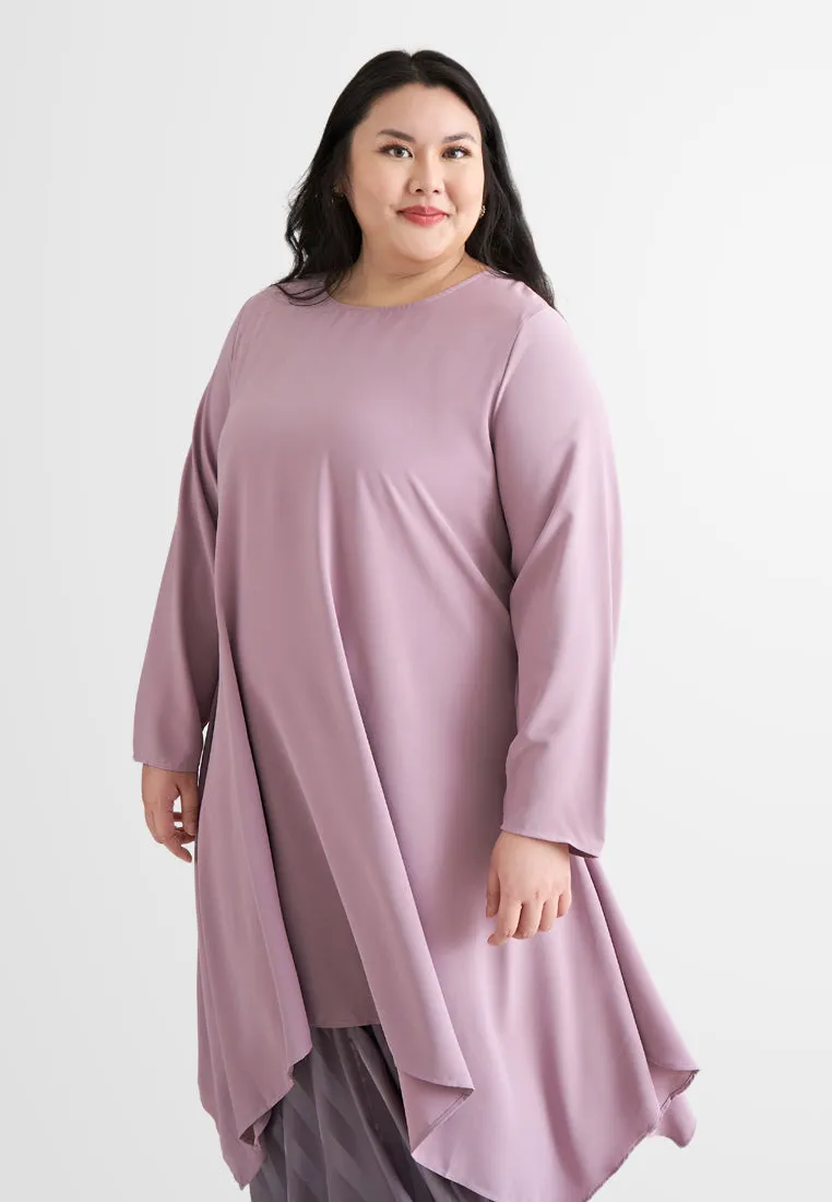 Syeera Long Elegant Raya Kurung Set - Lilac
