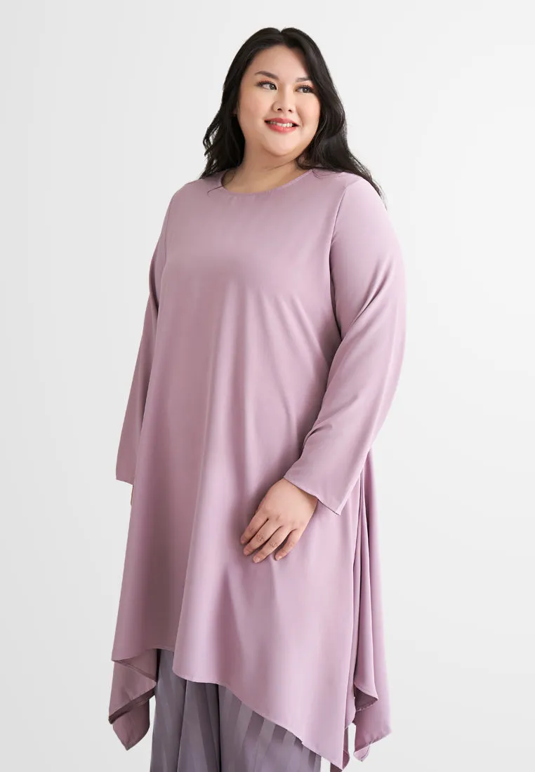 Syeera Long Elegant Raya Kurung Set - Lilac