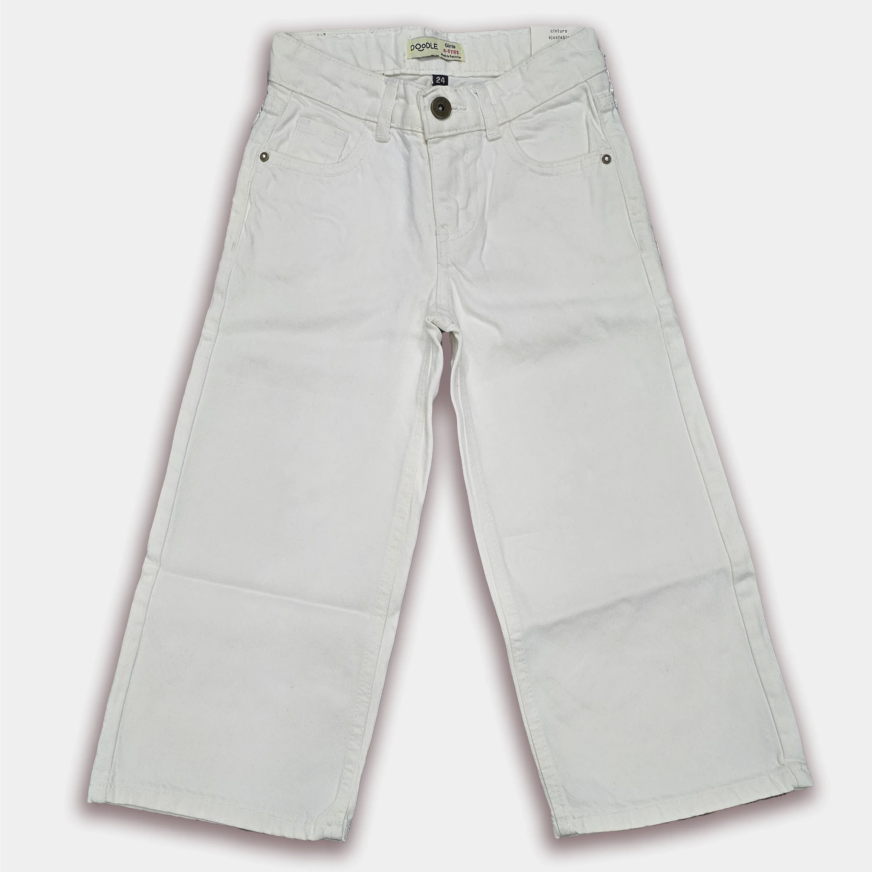 White Denim-Jeans