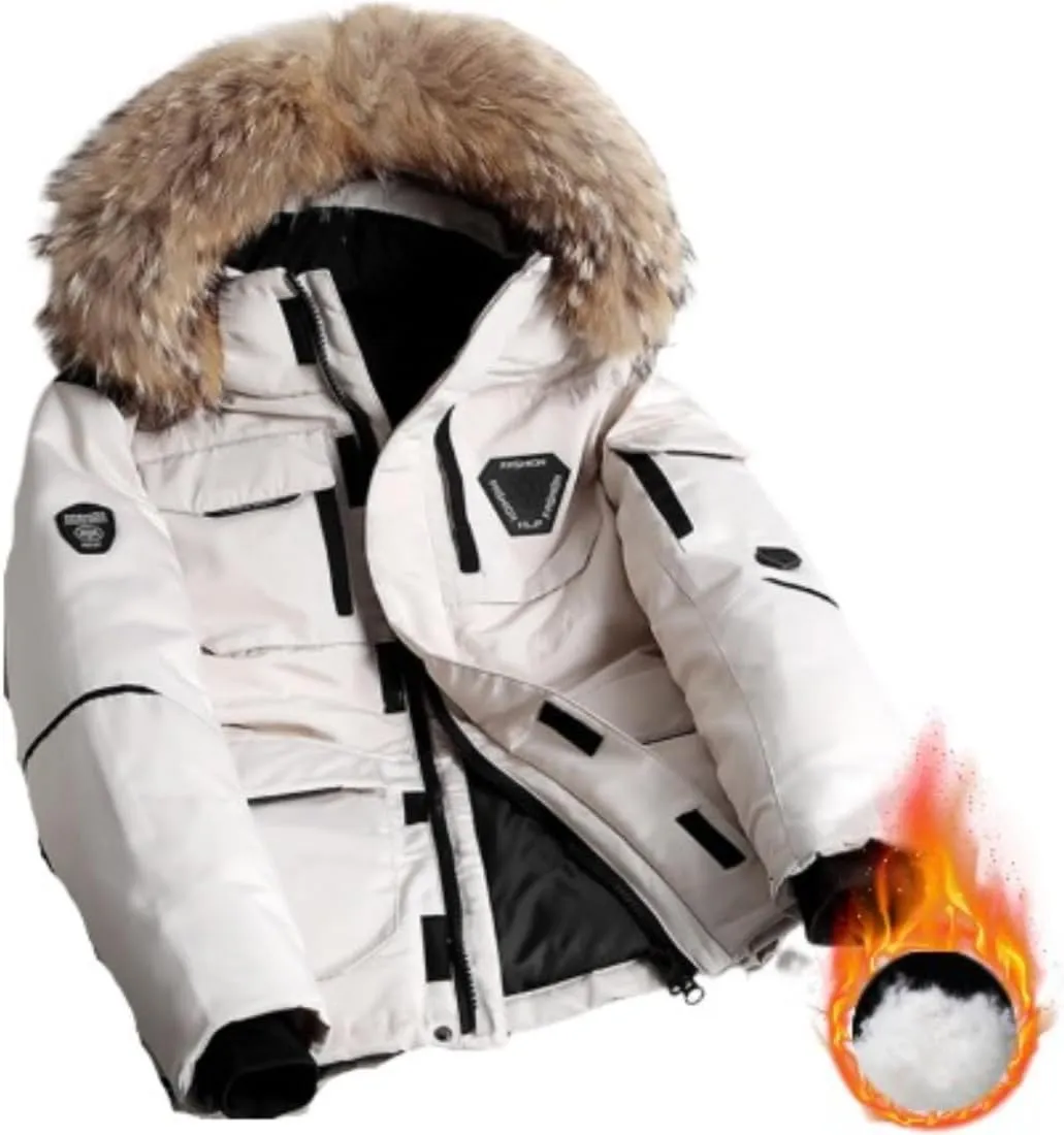 Women's Winter Down Jacket Loose Casual Quilted Puffer Coat Warm Hooded Soft Breathable Slim Fit Outerwear
