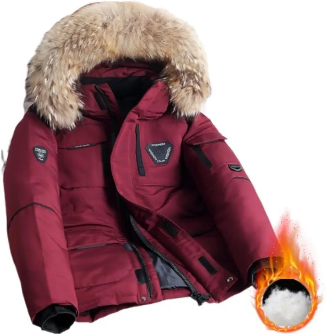Women's Winter Down Jacket Loose Casual Quilted Puffer Coat Warm Hooded Soft Breathable Slim Fit Outerwear