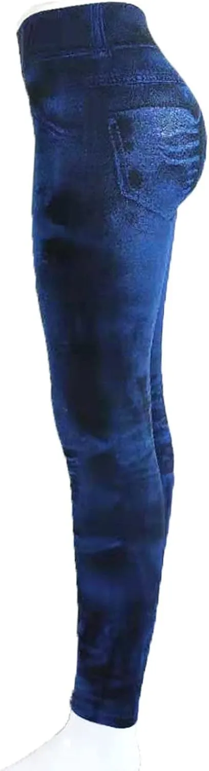 yardsong Compression Leggings for Women High Waist Workout Jean Leggings Skinny Stretchy Ankle Length Gym Yoga Pants